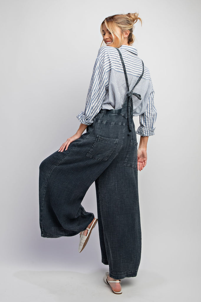 Elleflower - Cotton Overalls - FADED DENIM