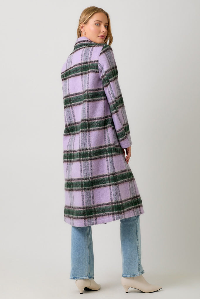 ELLEFLOWER - Wildwood Plaid Coat