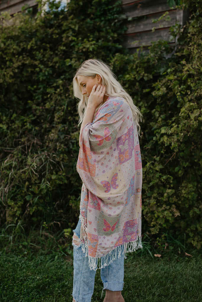 Monarch Kimono - PASTEL